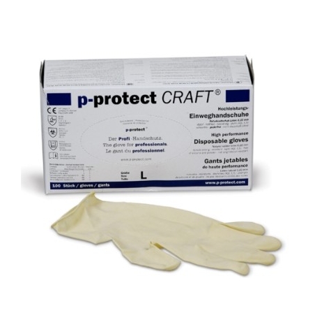 Rukavice latex P-Prortect CRAFT-L